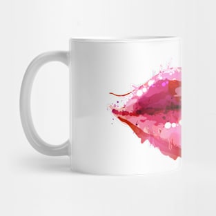 Image: Watercolor, Lips Mug